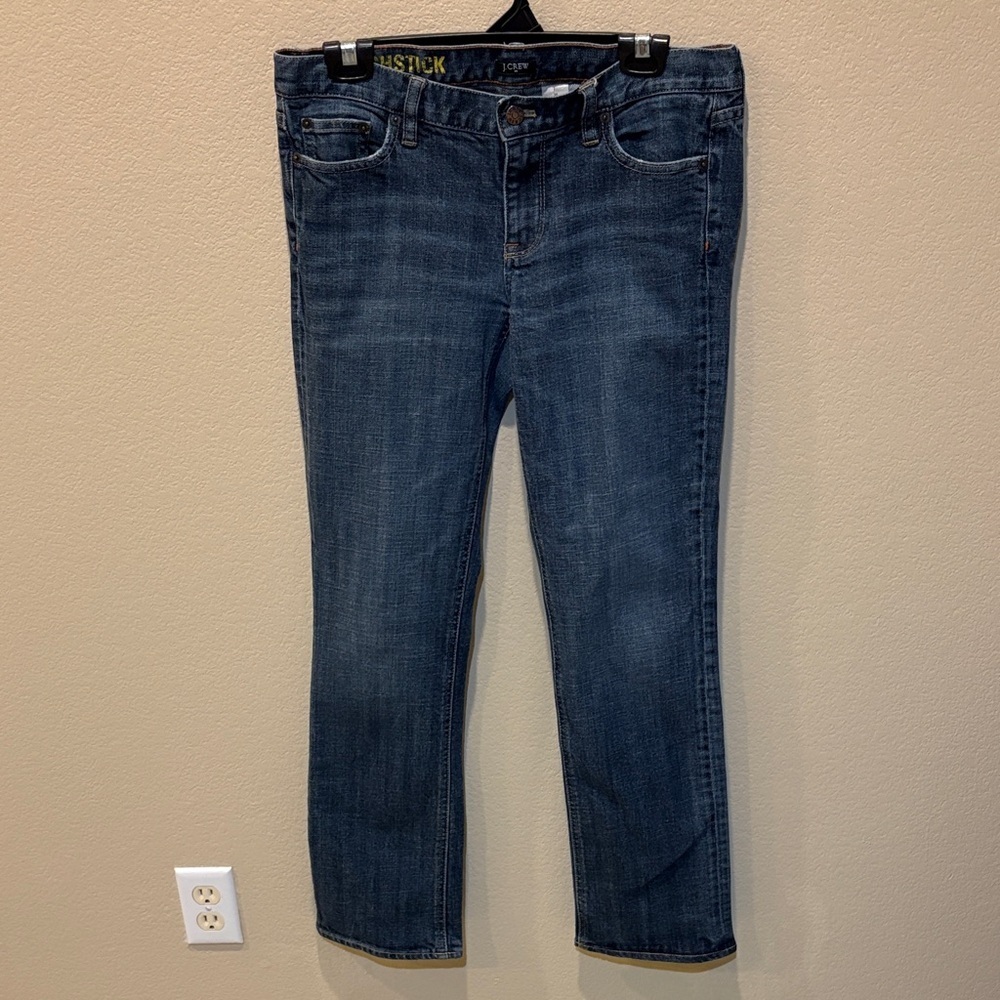 J. Crew Women's Classic Blue Straight Leg Jeans-Size 30